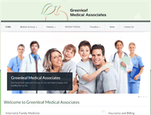 Tablet Screenshot of greenleafmedical.com